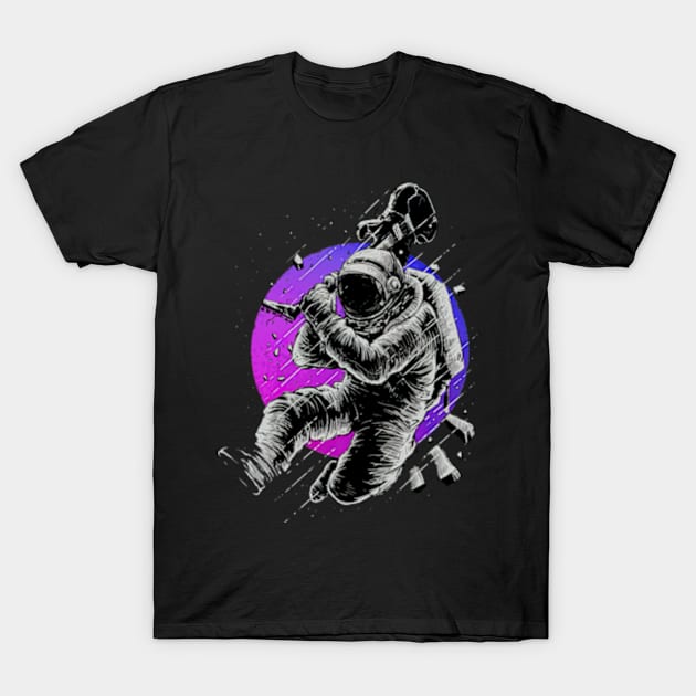 Astronaut Spaced Out T-Shirt by ZarenBeck